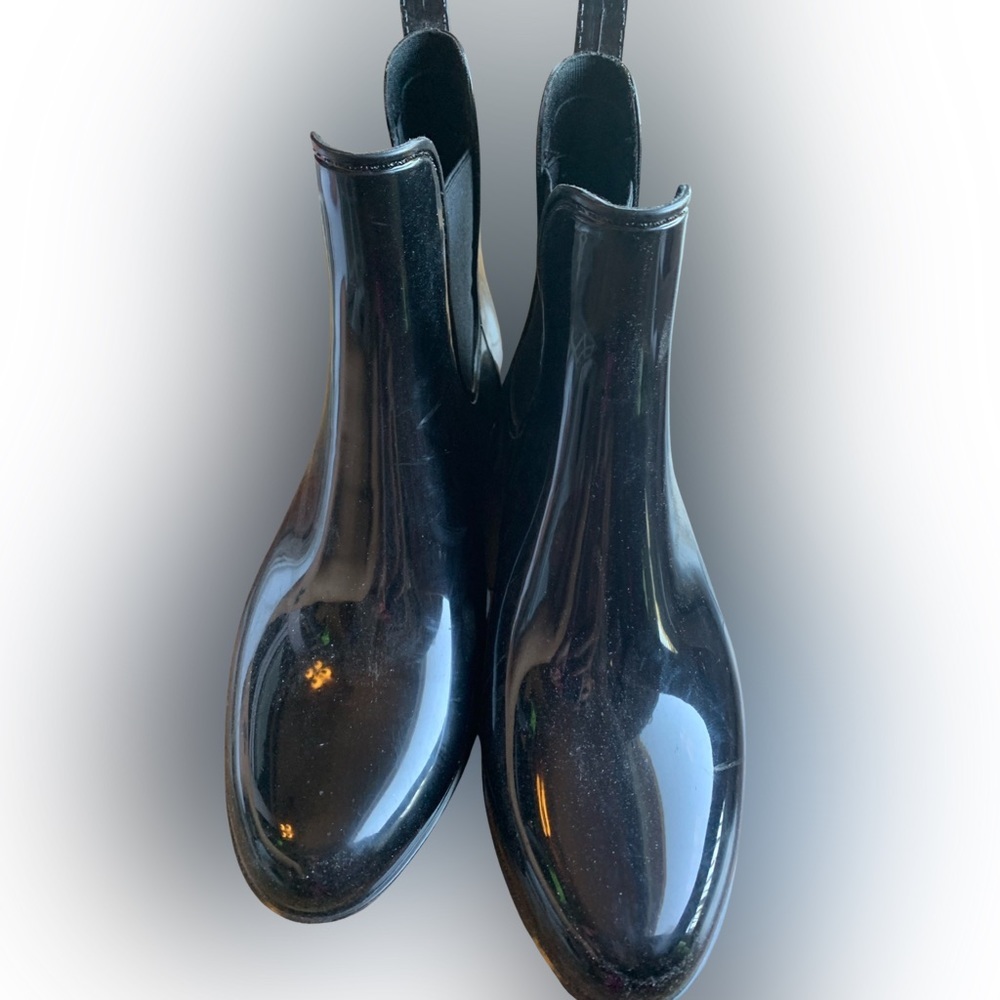 🔥2 FOR $10🔥 Black Ankle Rain Boots 8